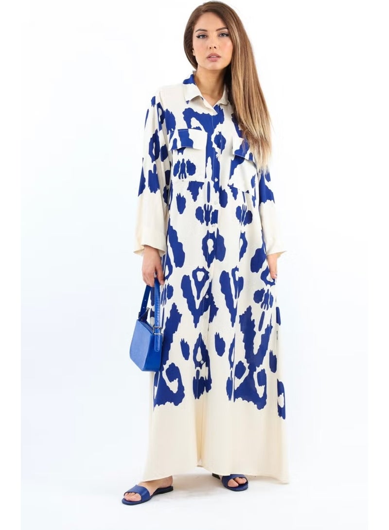 Ritnice Printed Maxi Dress - Image 1